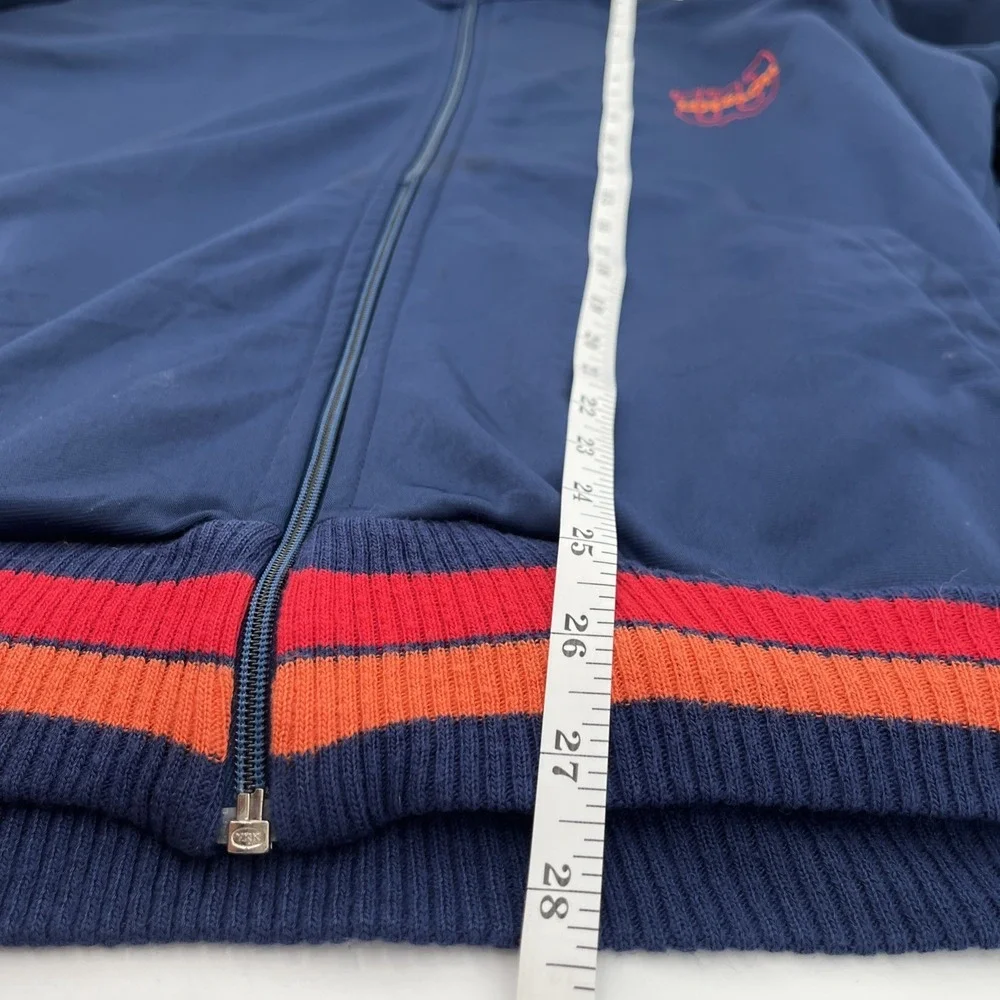 Vintage Wilson Full Zip Warmup Track Jacket Ring Collar Retro Sportswear Mens XL